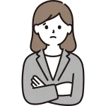 Worried Business Person SVG Icon